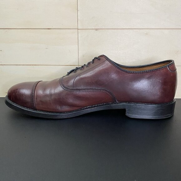 Allen Edmonds Park Avenue Cap Toe Oxfords Men's Size 9 D Dress Shoes Cordovan - Picture 2 of 11